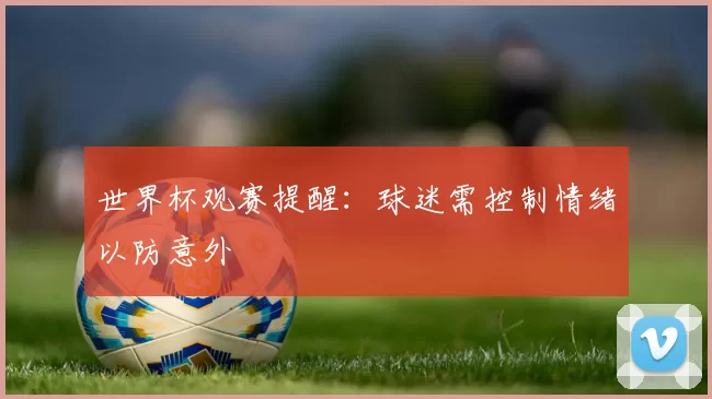世界杯观赛提醒:球迷需控制情绪以防意外