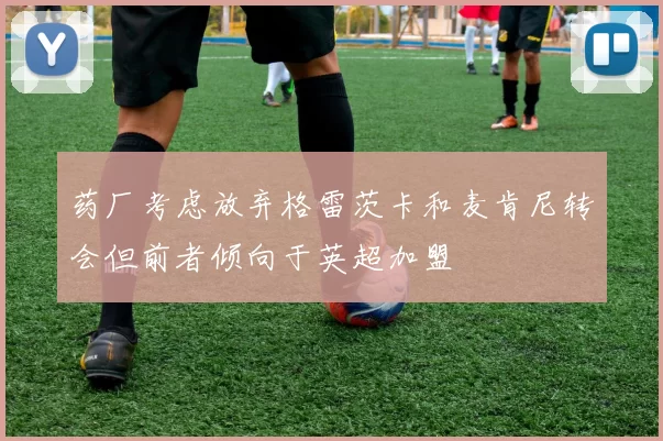药厂考虑放弃格雷茨卡和麦肯尼转会但前者倾向于英超加盟