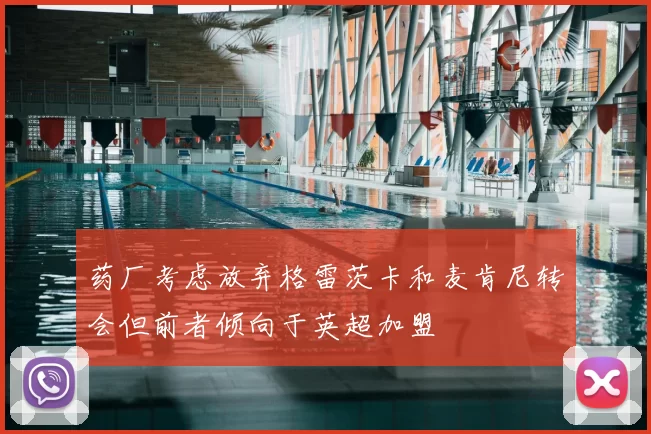 药厂考虑放弃格雷茨卡和麦肯尼转会但前者倾向于英超加盟